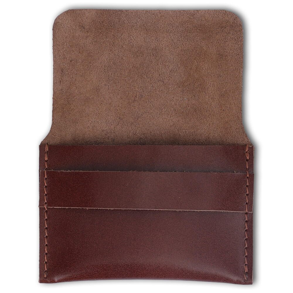 6630 Distressed Leather Business Card Holder Slim Credit Card Wallet